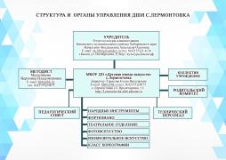 Структура и органы управления ДШИ с.Лермонтовка